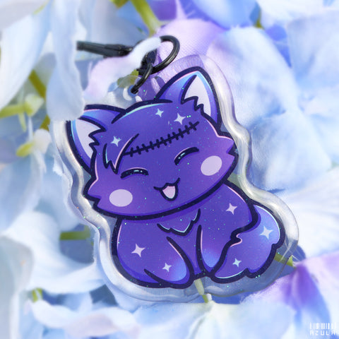 BLACK SORCERER CAT ✦ KEYCHAIN