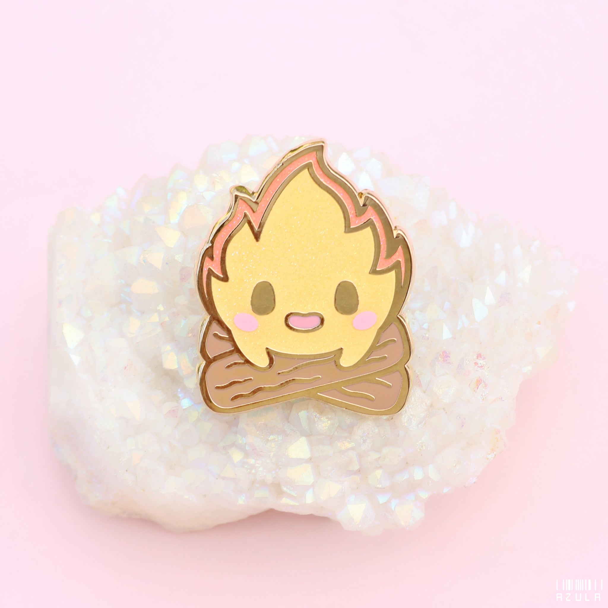 CALCIFER ✦ ENAMEL PIN