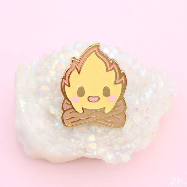 CALCIFER ✦ ENAMEL PIN