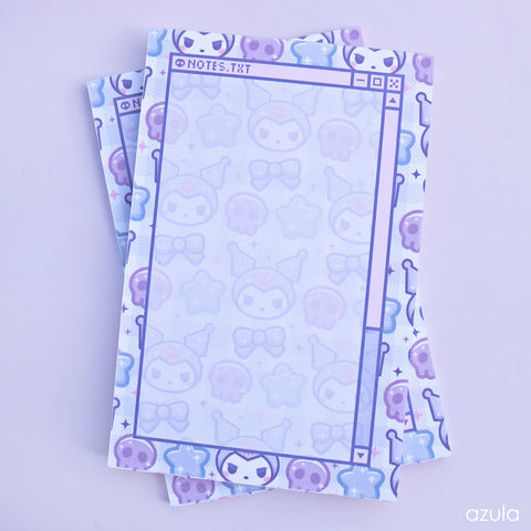 PURPLE BUN ✦ NOTE PAD