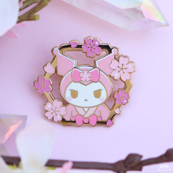 PURPLE BUN SAKURA ✦ ENAMEL PIN