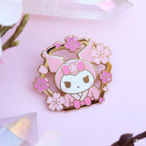 PURPLE BUN SAKURA ✦ ENAMEL PIN