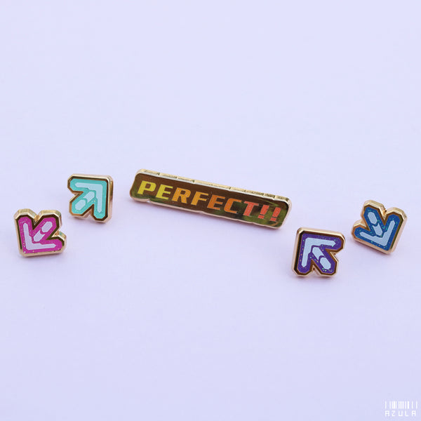 RHYTHM ARROWS ✦ ENAMEL PIN SET