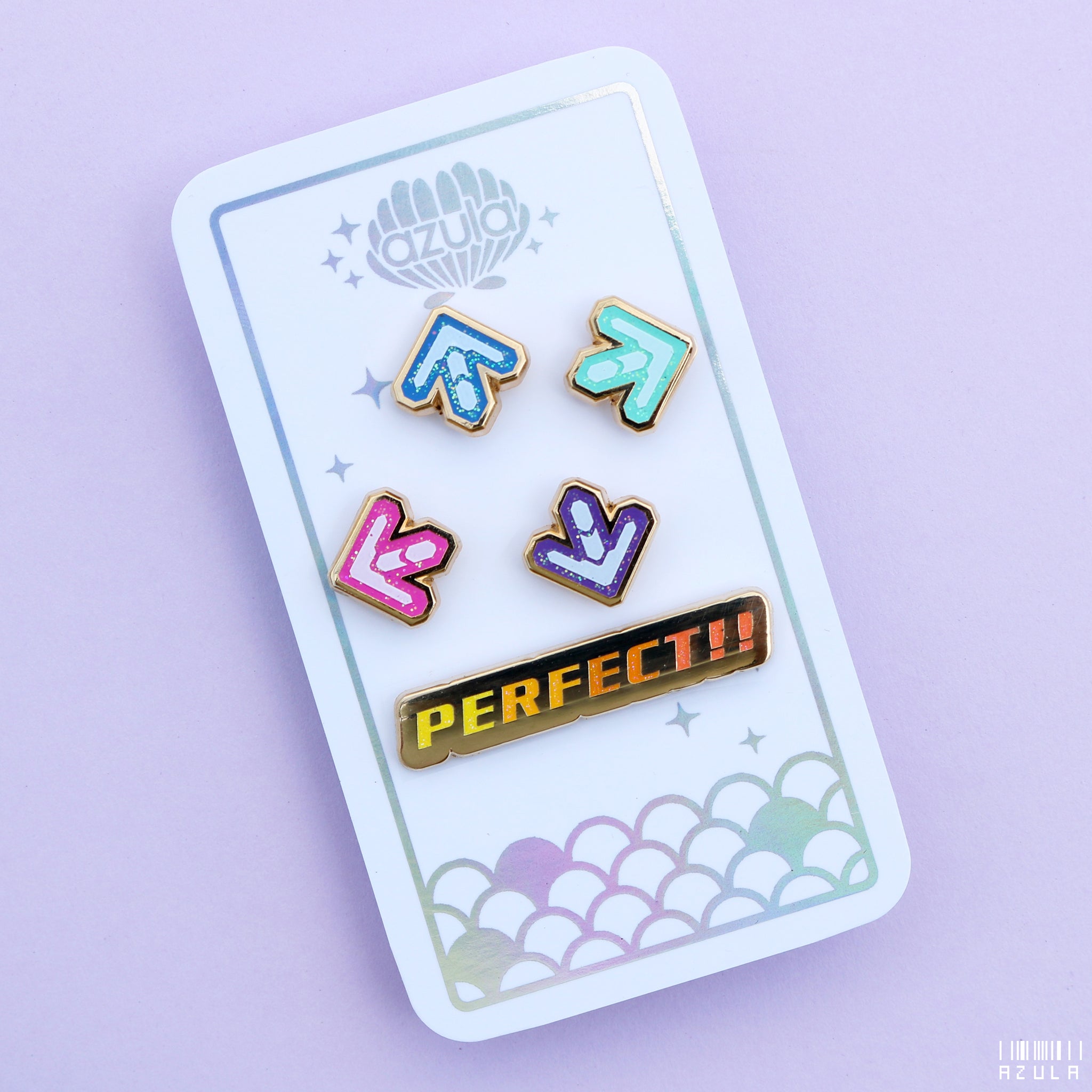 RHYTHM ARROWS ✦ ENAMEL PIN SET