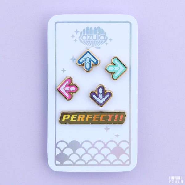 RHYTHM ARROWS ✦ ENAMEL PIN SET