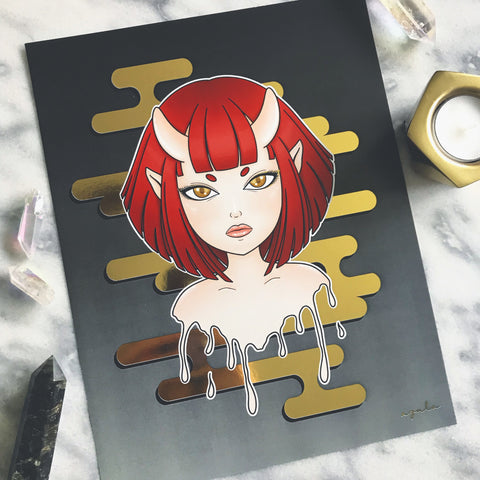 ONI GIRL ✦ PRINT [FREEBIE]