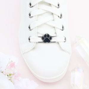 BLACK PAW PRINT ✦ LACE LOCKS