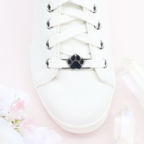 BLACK PAW PRINT ✦ LACE LOCKS