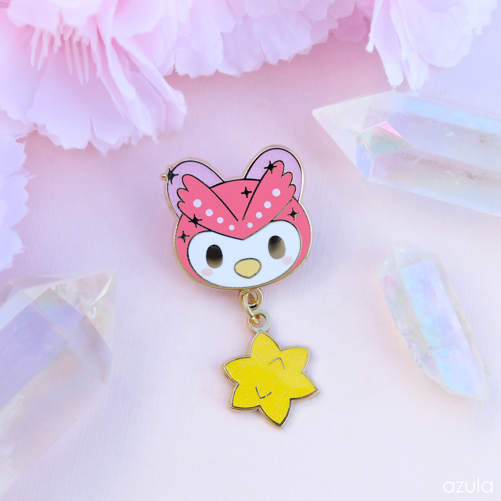 STAR OWL ✦ ENAMEL PIN
