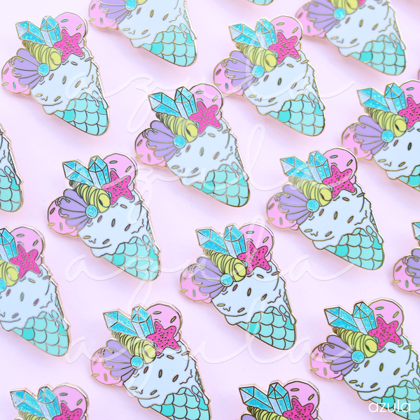 MERMAID ICE CREAM ✦ ENAMEL PIN