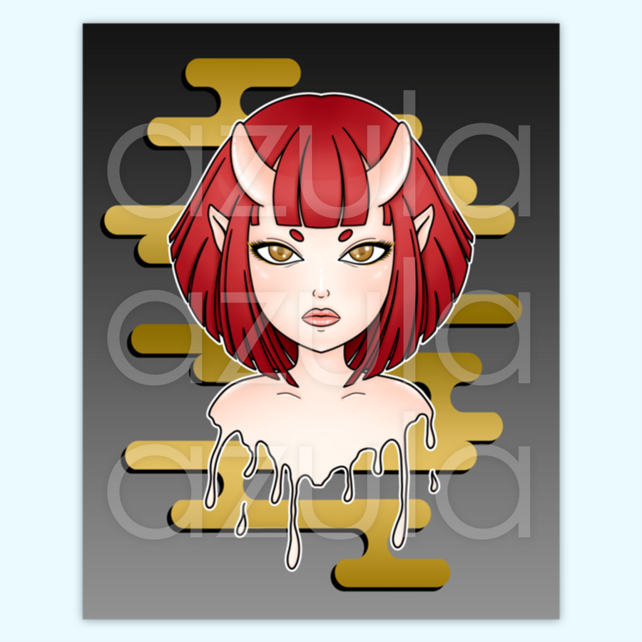 ONI GIRL ✦ PRINT