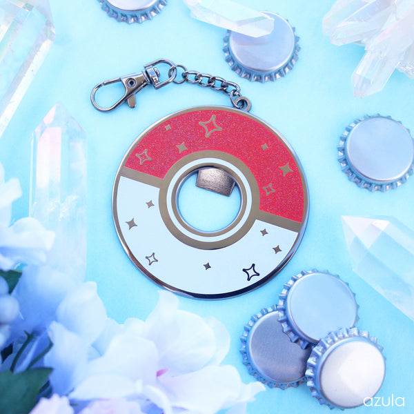 POKEBALL ✦ BOTTLE OPENER KEYCHAIN