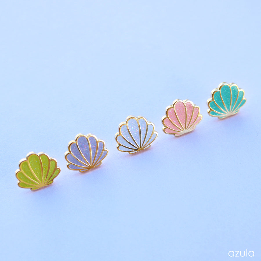SHELL FILLERS ✦ ENAMEL PIN SET