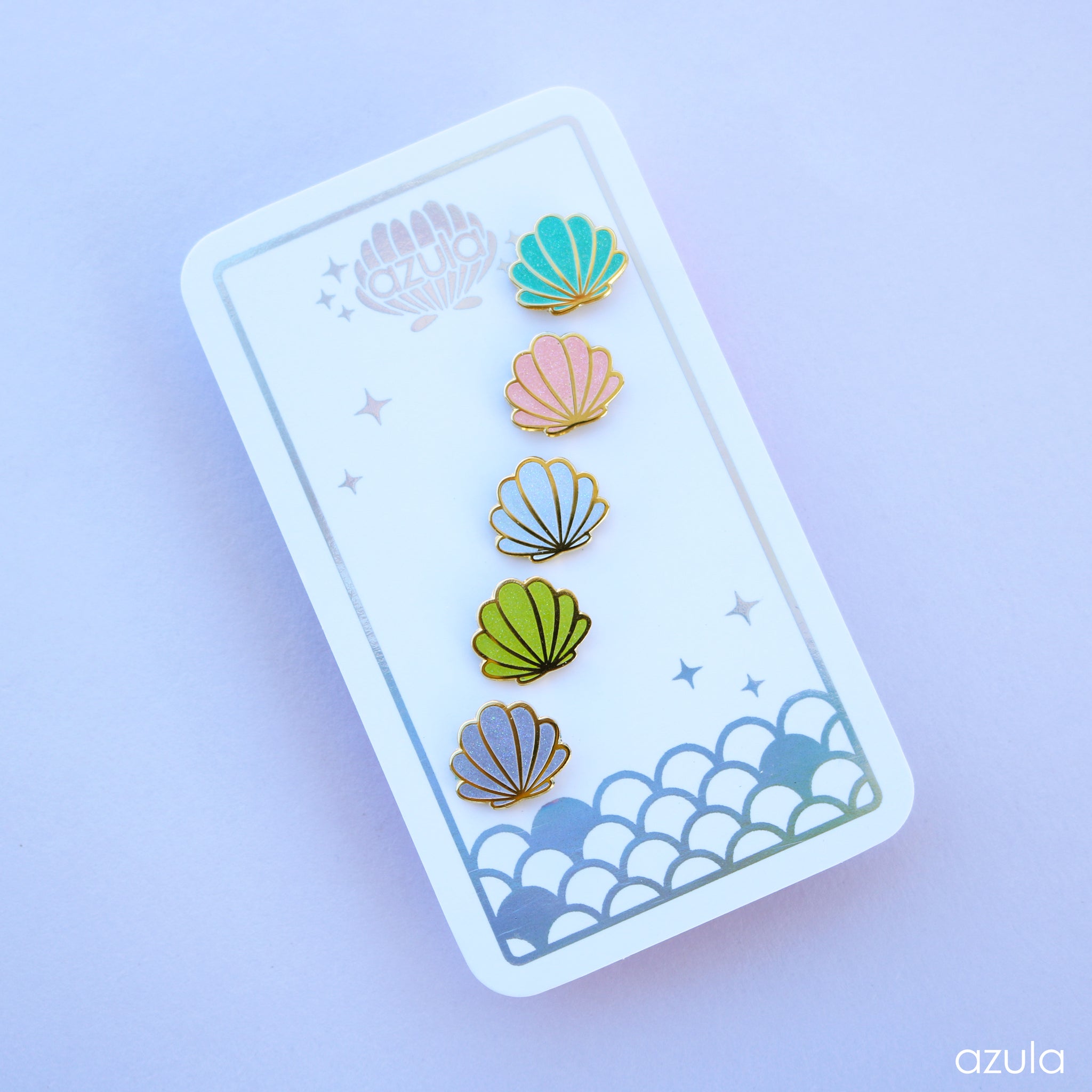 SHELL FILLERS ✦ ENAMEL PIN SET